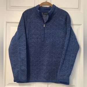 Women's Blue StormPack 1/4 zip Pullover Fleece Sweater Size Medium